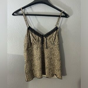 Madden Girl Cheetah Lace Top